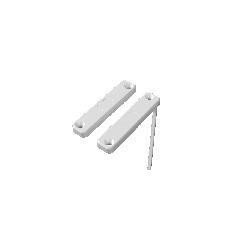 Aufbaumagnetkontakt FMK 4 VdS, Kl. B - Farbe weiß, 5 m Kabel