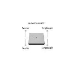 MAGS-Auswerteeinheit inkl. 2 Sensoren - Kl. C, Farbe weiß, 6 m Kabel