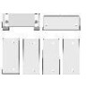 Aufbau-Gehäusesatz AGS 11 f. EKOM 11i/22 - Geh. 74 x 30,9 x 14,8 mm, Farbe weiß