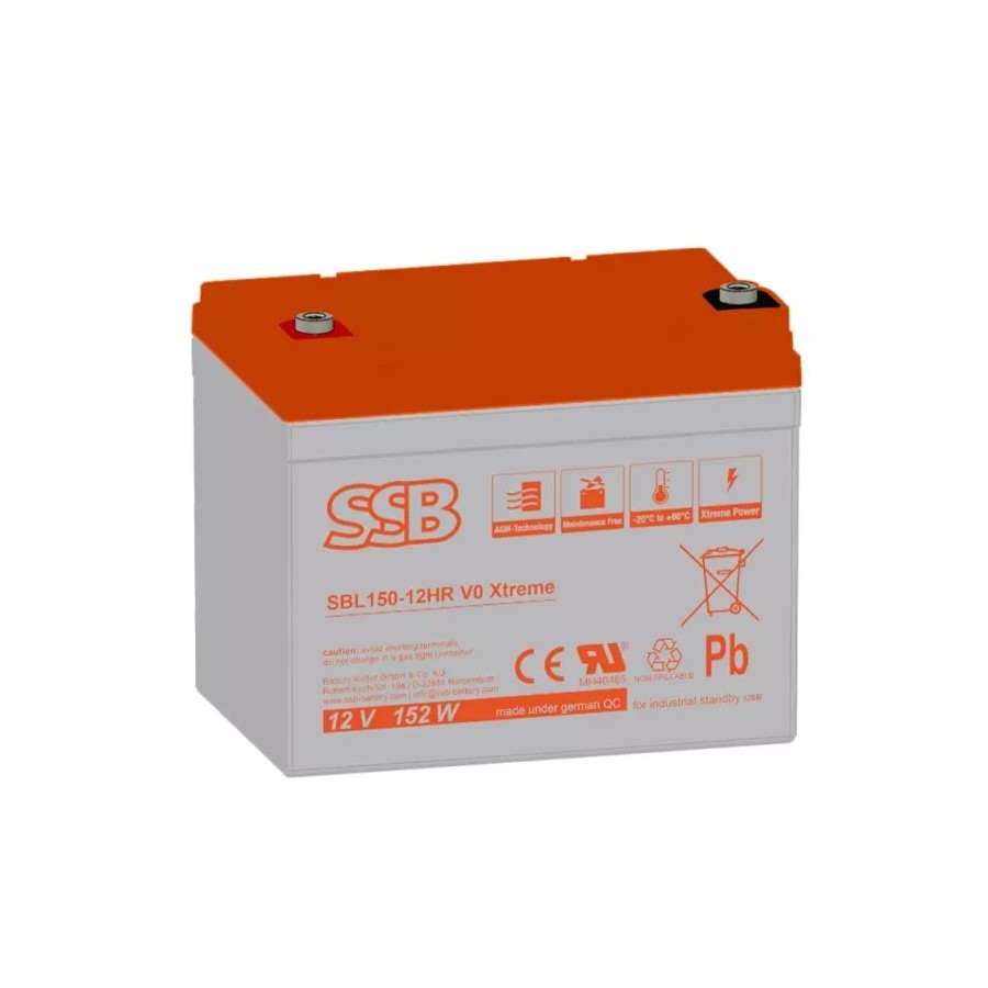 SSB Battery SBL150-12HR V0 Xtreme SSB Battery SBL150-12HR V0 Xtreme