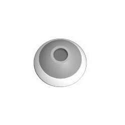 Überfall-Druckknopfmelder ND 100, Kl.C - Gehäusefarbe RAL 9002, Abdeckung grau
