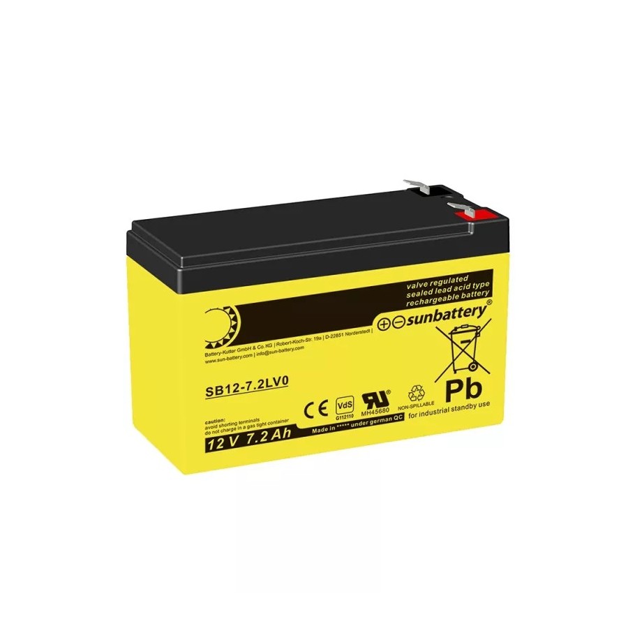 SUN Battery SB12-7.2LV0 SUN Battery SB12-7.2LV0