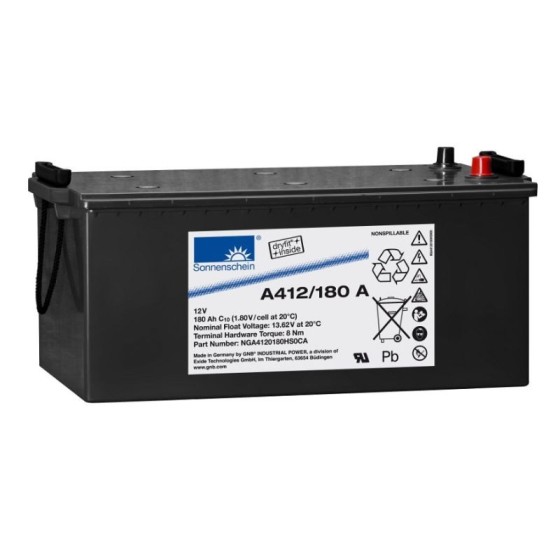 Exide Sonnenschein dryfit A412 / 180 A