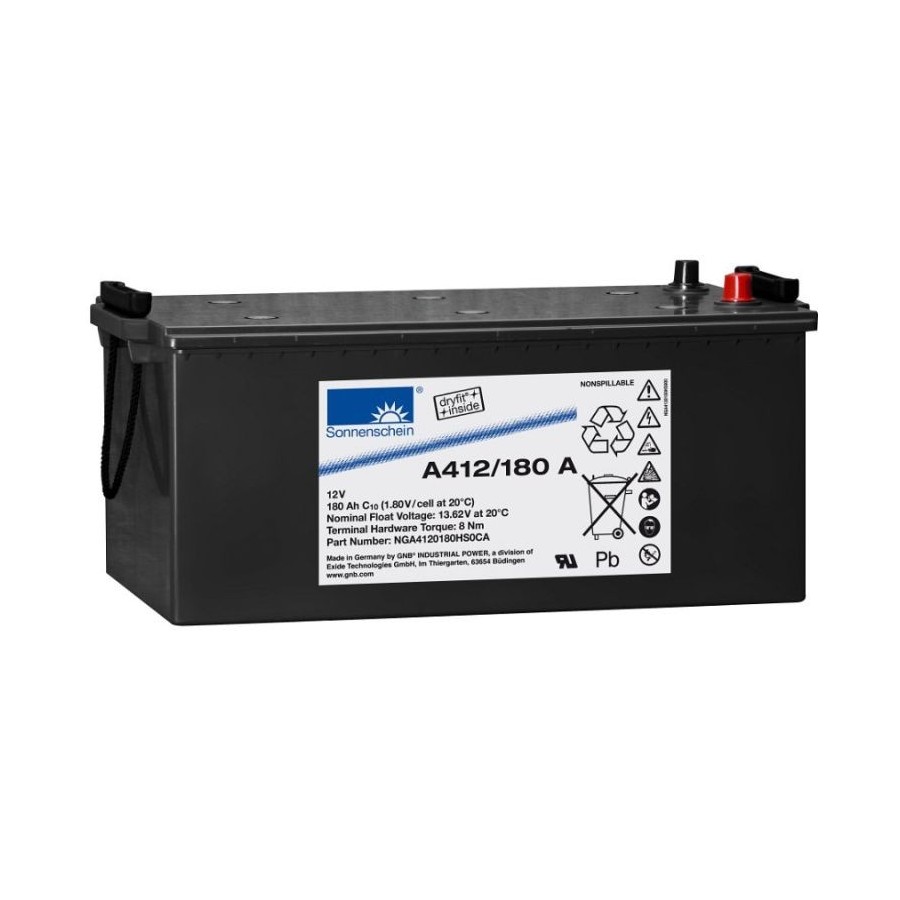 Exide Sonnenschein dryfit A412 / 180 A