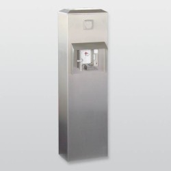 Standsäule für Schlüsseldepot mit Bohrschutz