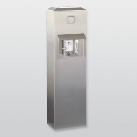 Standsäule für Schlüsseldepot mit Bohrschutz