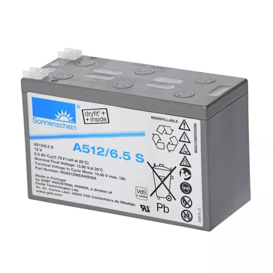 Exide Sonnenschein dryfit A512 / 6.5 S