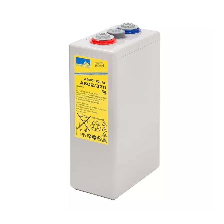 Exide Sonnenschein dryfit A602 / 370 Solar Exide Sonnenschein dryfit A602 / 370 Solar