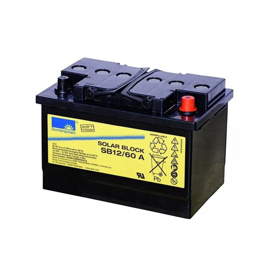 Exide Sonnenschein dryfit Solar Block SB12/60 A