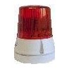 Optischer Extern-Signalgeber/Blitzlampe - Leuchtfarbe rot, 12 V DC, VdS Kl. C