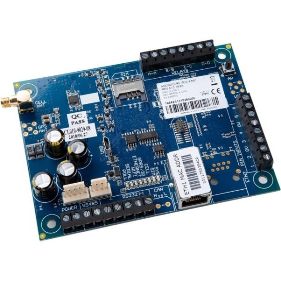 AddSecure IP/4G-Wählgerät, Platinenversion, 6 Pin-Eingänge