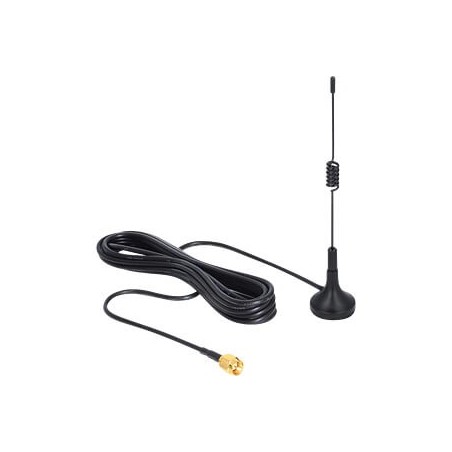 GSM-Band-Antenne, 433MHz, SMA-Stecker, Magnetfuß, 3m Kabel