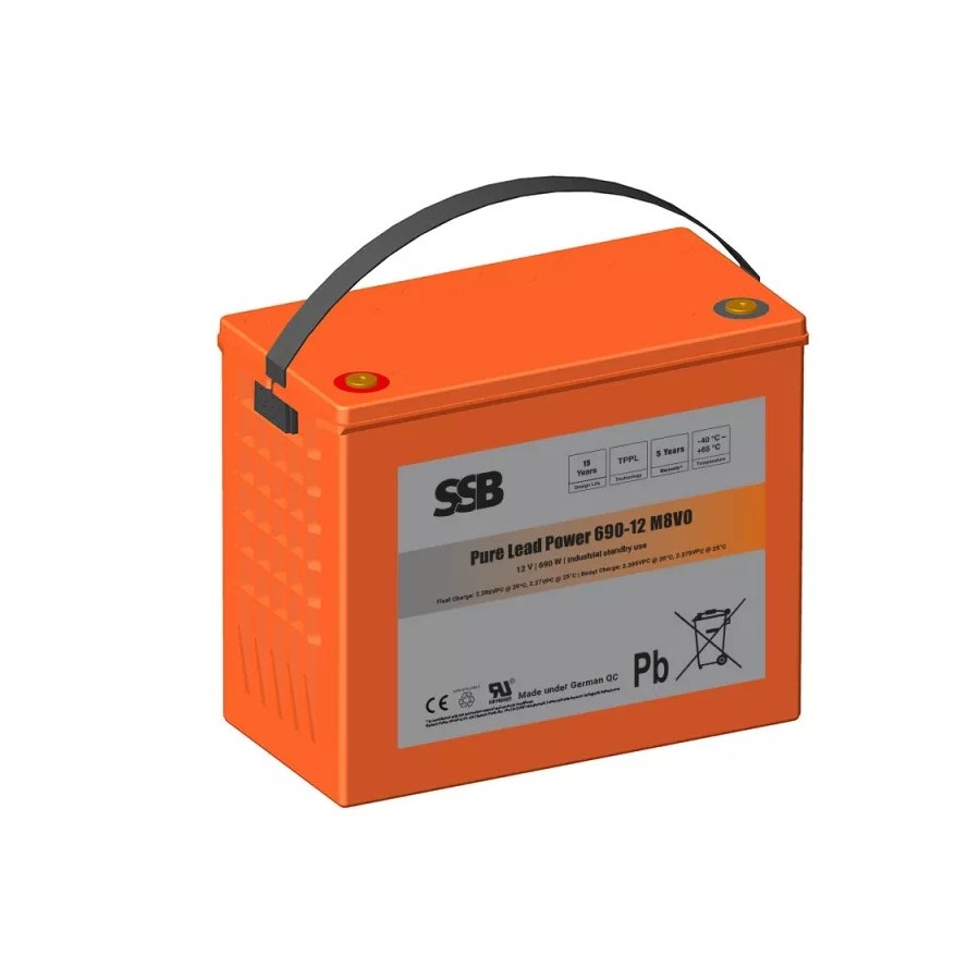 SSB Battery Pure Lead Power 690-12 M8V0 SSB Battery Pure Lead Power 690-12 M8V0