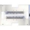 Schneid-Klemm-Verteiler 40 DA - AP-Metallgehäuse Typ VT-3, mit DK, weiß