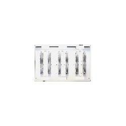 Schneid-Klemm-Verteiler 120 DA - AP-Metallgehäuse Typ VT-5, mit DK, weiß