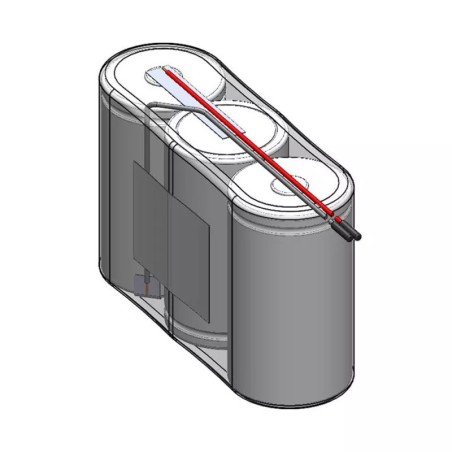 Akkupack 3,6 V 4000 mAh NiCd F3x1 Reihe