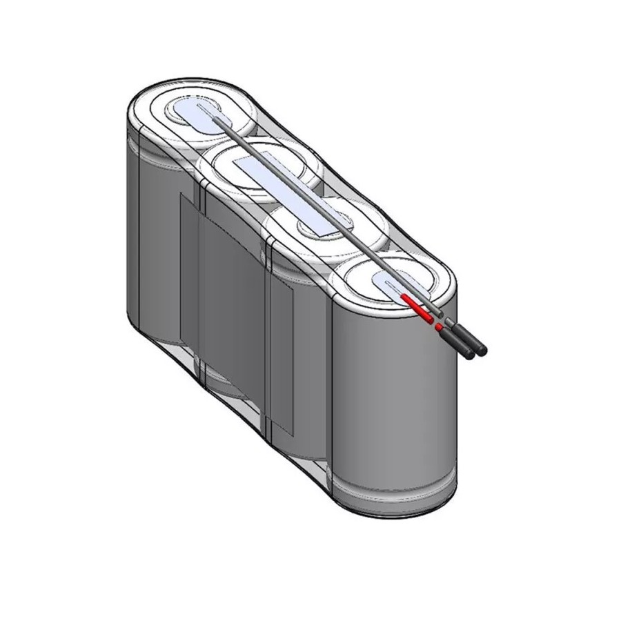 Akkupack 4,8 V 1800 mAh NiCd F4x1 Reihe