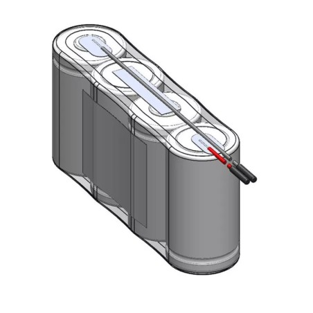 Akkupack 4,8 V 1800 mAh NiCd F4x1 Reihe