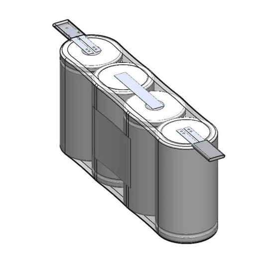 Akkupack 4,8 V 4000 mAh NiCd F4x1 Reihe