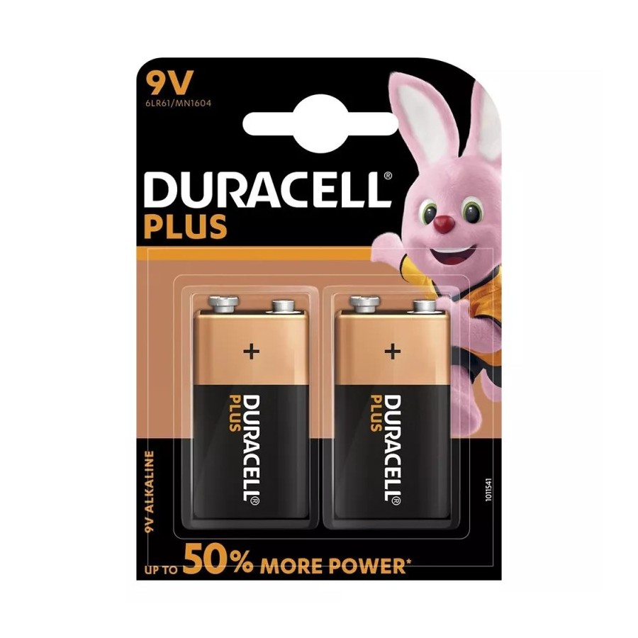 Duracell Plus 9V (MN1604/6LR61) 2er Blister