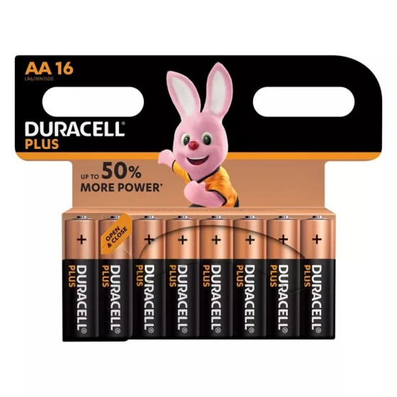 Duracell Plus AA (MN1500/LR6) 16er Blister