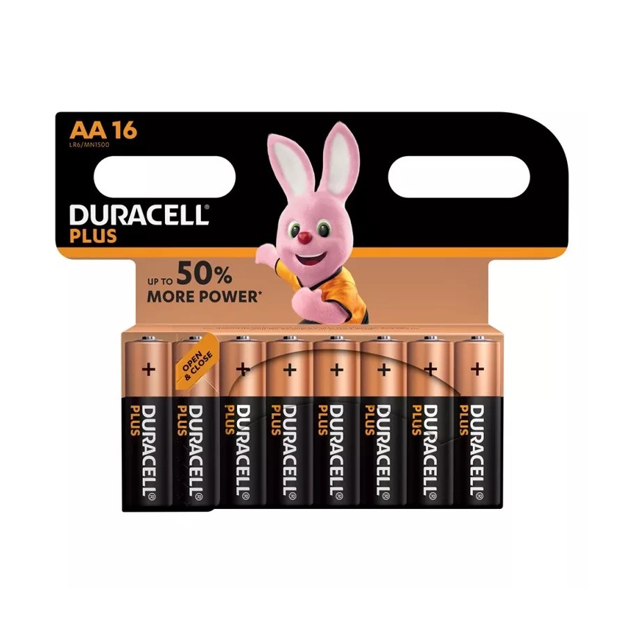Duracell Plus AA (MN1500/LR6) 16er Blister Duracell Plus AA (MN1500/LR6) 16er Blister