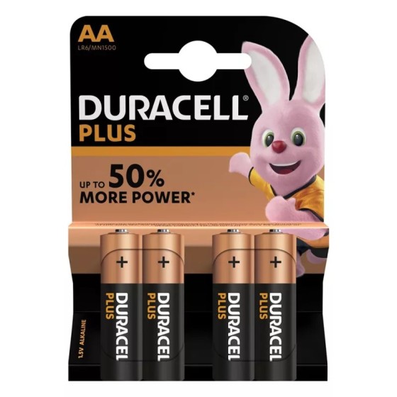 Duracell Plus AA (MN1500/LR6) 4er Blister