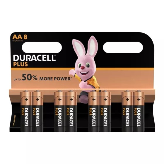 Duracell Plus AA (MN1500/LR6) 8er Blister