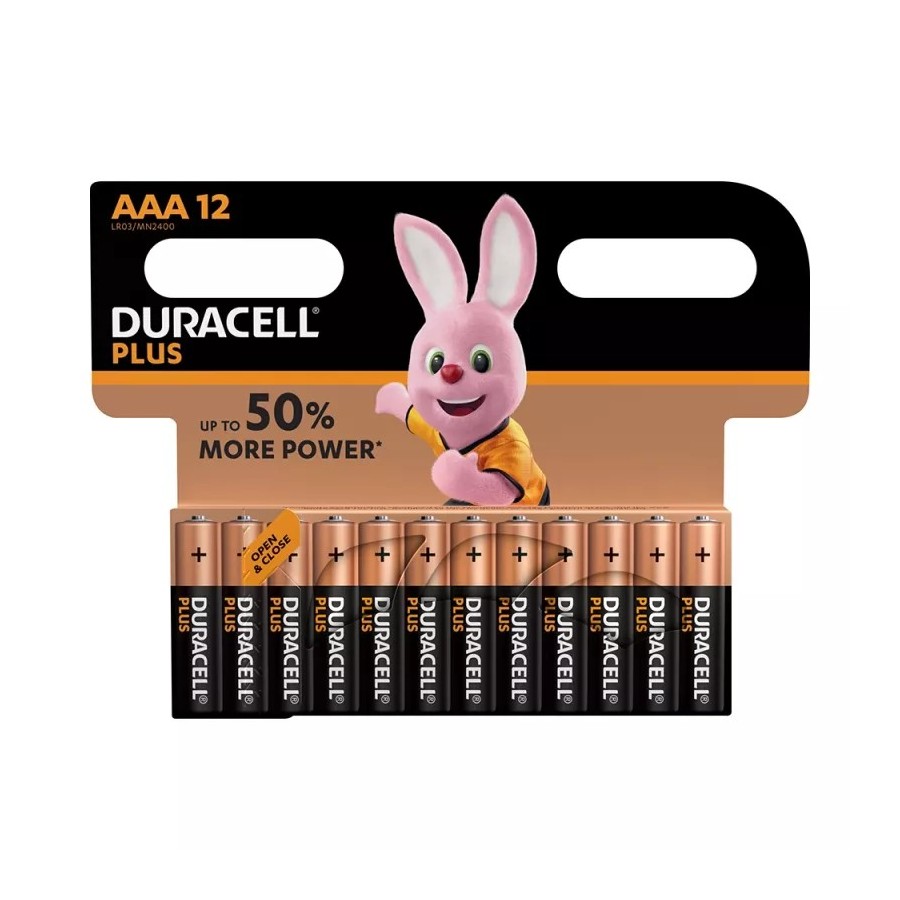 Duracell Plus AAA (MN2400/LR3) 12er Blister Duracell Plus AAA (MN2400/LR3) 12er Blister