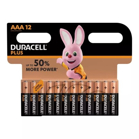 Duracell Plus AAA (MN2400/LR3) 12er Blister