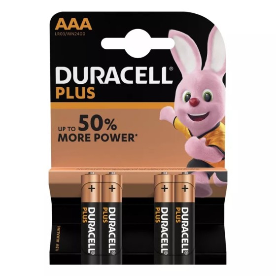 Duracell Plus AAA (MN2400/LR3) 4er Blister