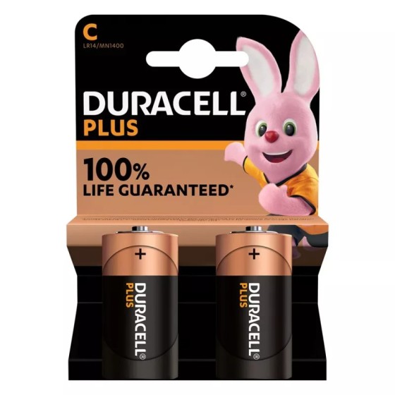 Duracell Plus C (MN1400/LR14) 2er Blister
