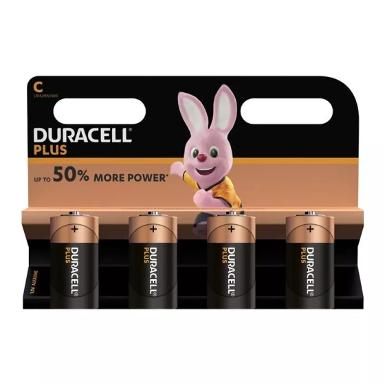 Duracell Plus C (MN1400/LR14) 4er Blister