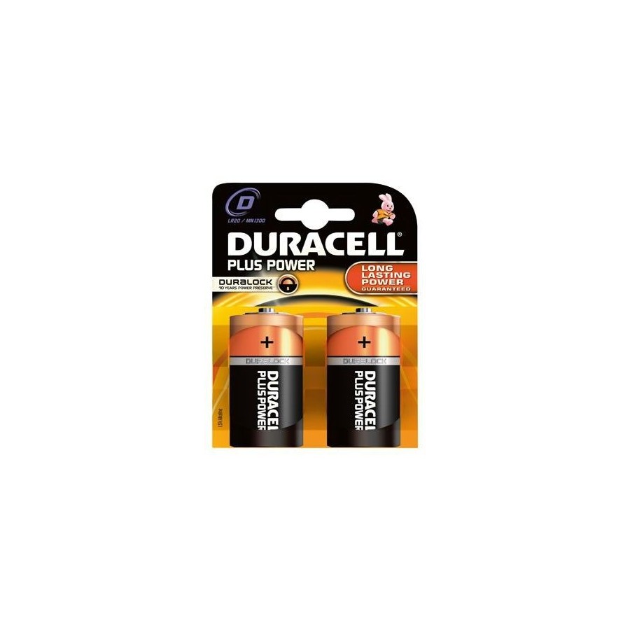 Duracell Plus D (MN1300/LR20) 2er Blister Duracell Plus D (MN1300/LR20) 2er Blister