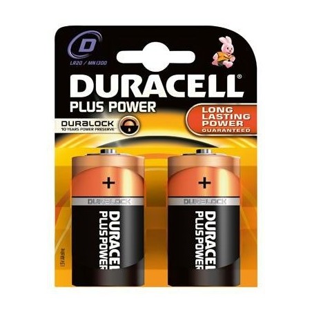 Duracell Plus D (MN1300/LR20) 2er Blister