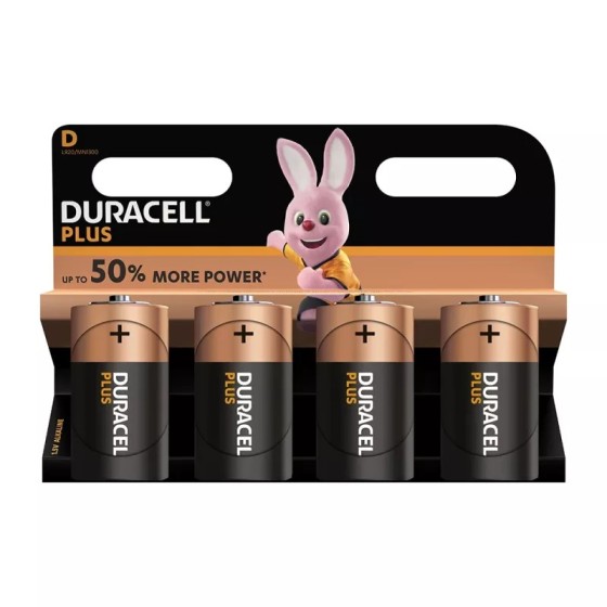 Duracell Plus D (MN1300/LR20) 4er Blister