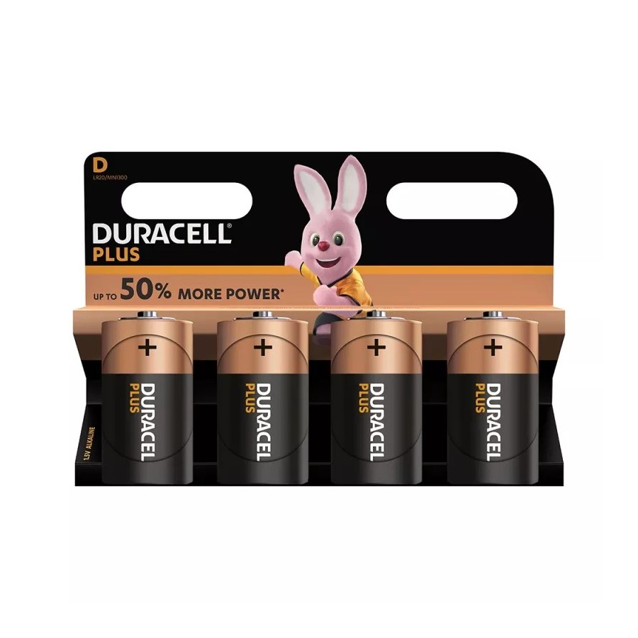 Duracell Plus D (MN1300/LR20) 4er Blister Duracell Plus D (MN1300/LR20) 4er Blister