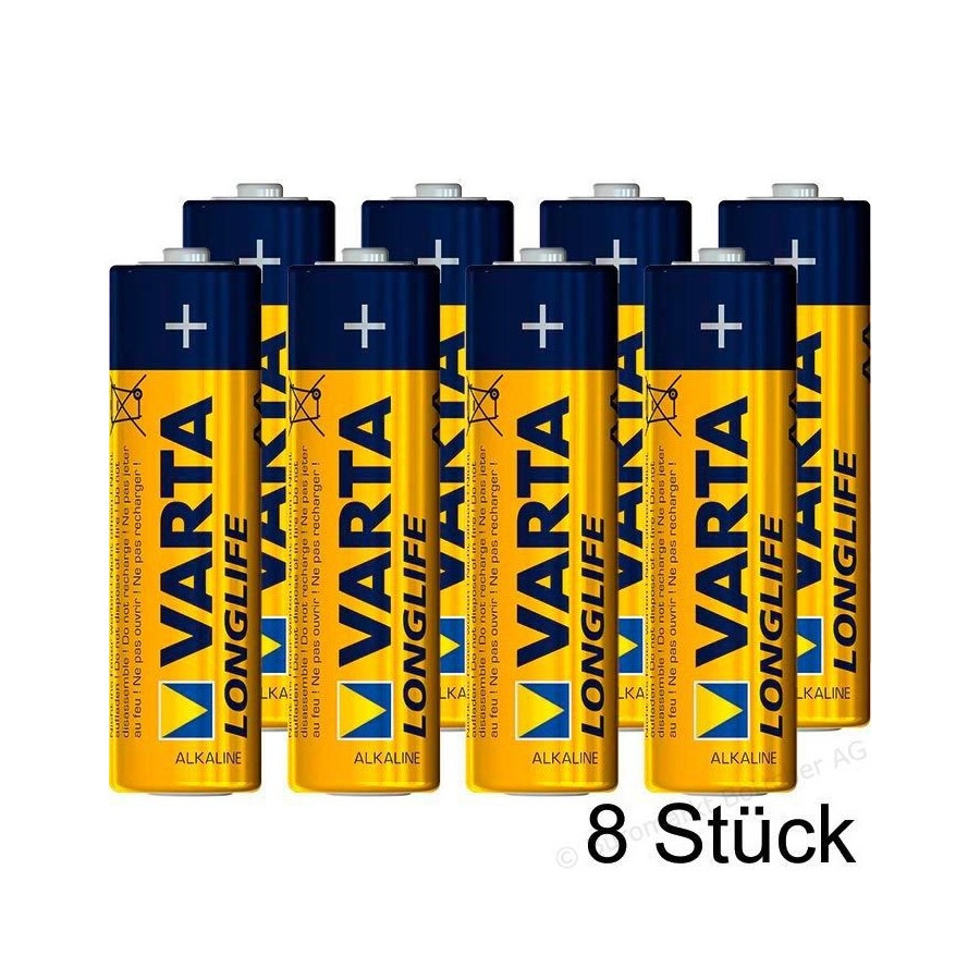 VARTA LONGLIFE AA Folie 8 VARTA LONGLIFE AA Folie 8