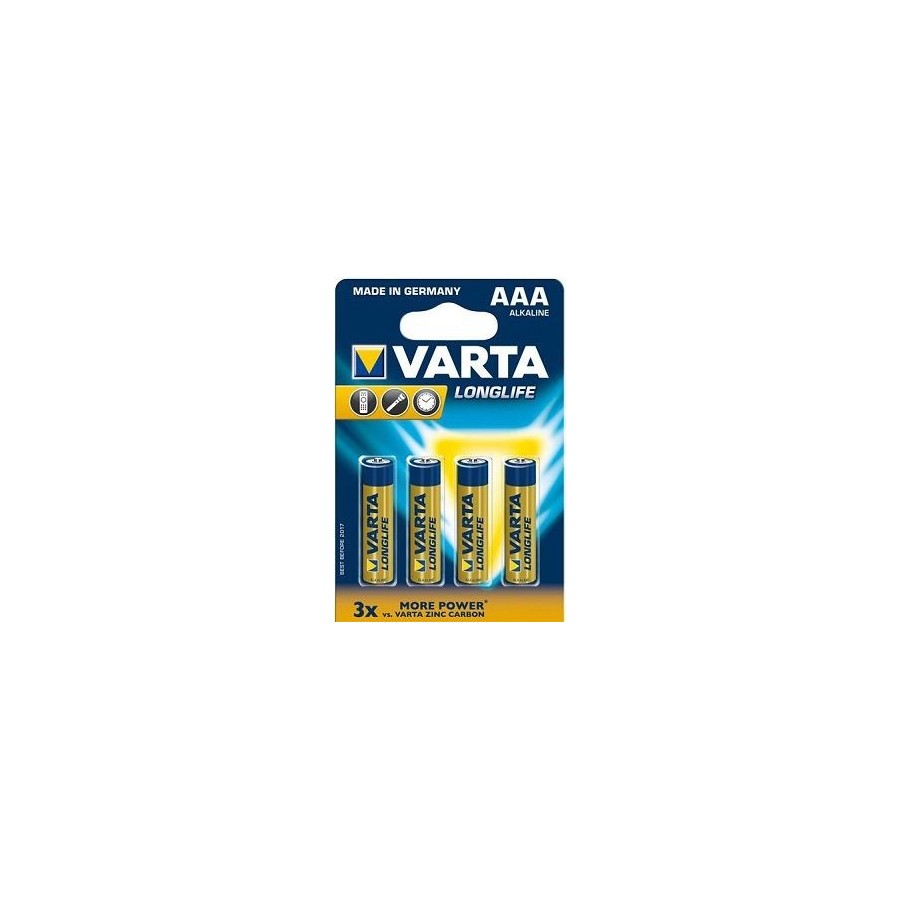 VARTA LONGLIFE AAA Blister 4 VARTA LONGLIFE AAA Blister 4
