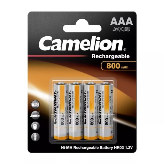 Camelion Akku HR03 AAA Mikro Akku 2er Blister