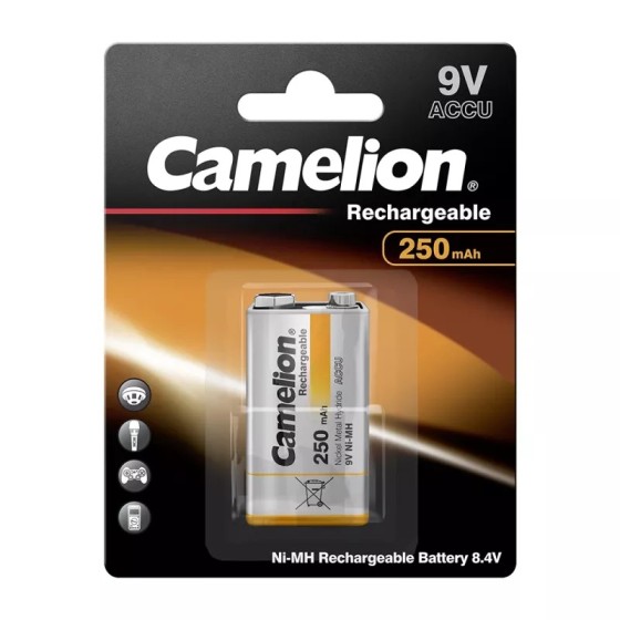 Camelion HR6F22 9V Akku 1er Blister
