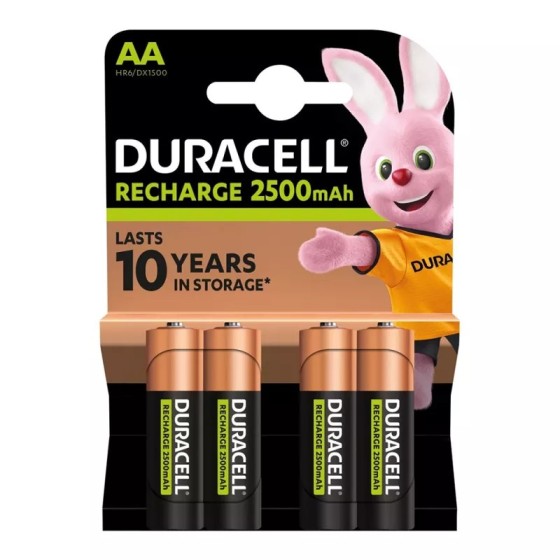 Duracell Recharge Ultra Akku AA Mignon HR06 4er Blister