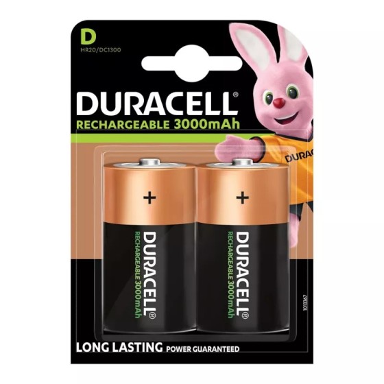 Duracell Recharge Ultra Akku D Mono HR20 2er Blister