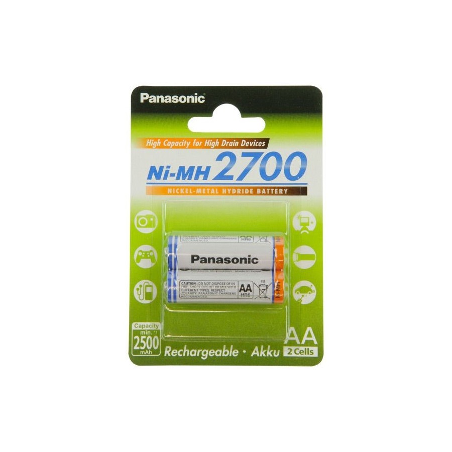 Panasonic High Capacity BK-3HGAE AA Mig 2er Blister Panasonic High Capacity BK-3HGAE AA Mig 2er Blister