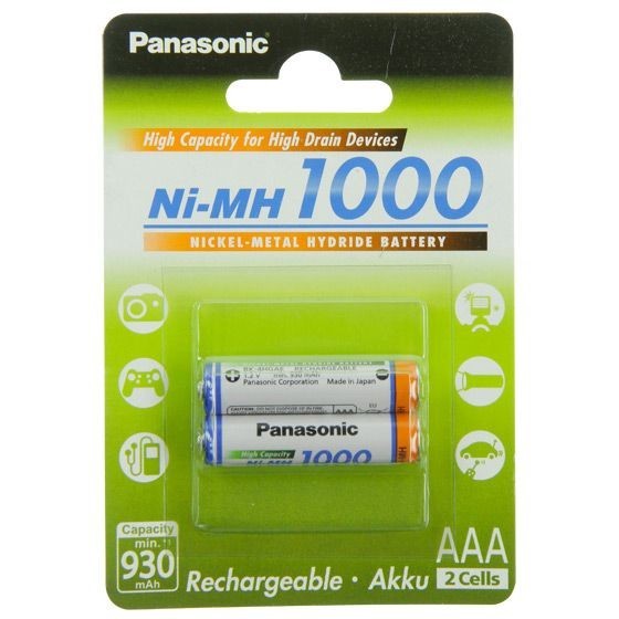 Panasonic High Capacity BK-4HGAE AAAMik 2er Blister