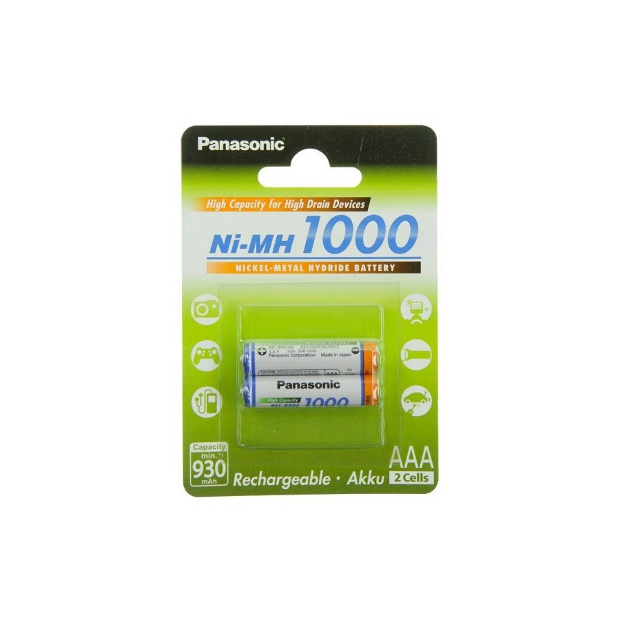 Panasonic High Capacity BK-4HGAE AAAMik 2er Blister Panasonic High Capacity BK-4HGAE AAAMik 2er Blister