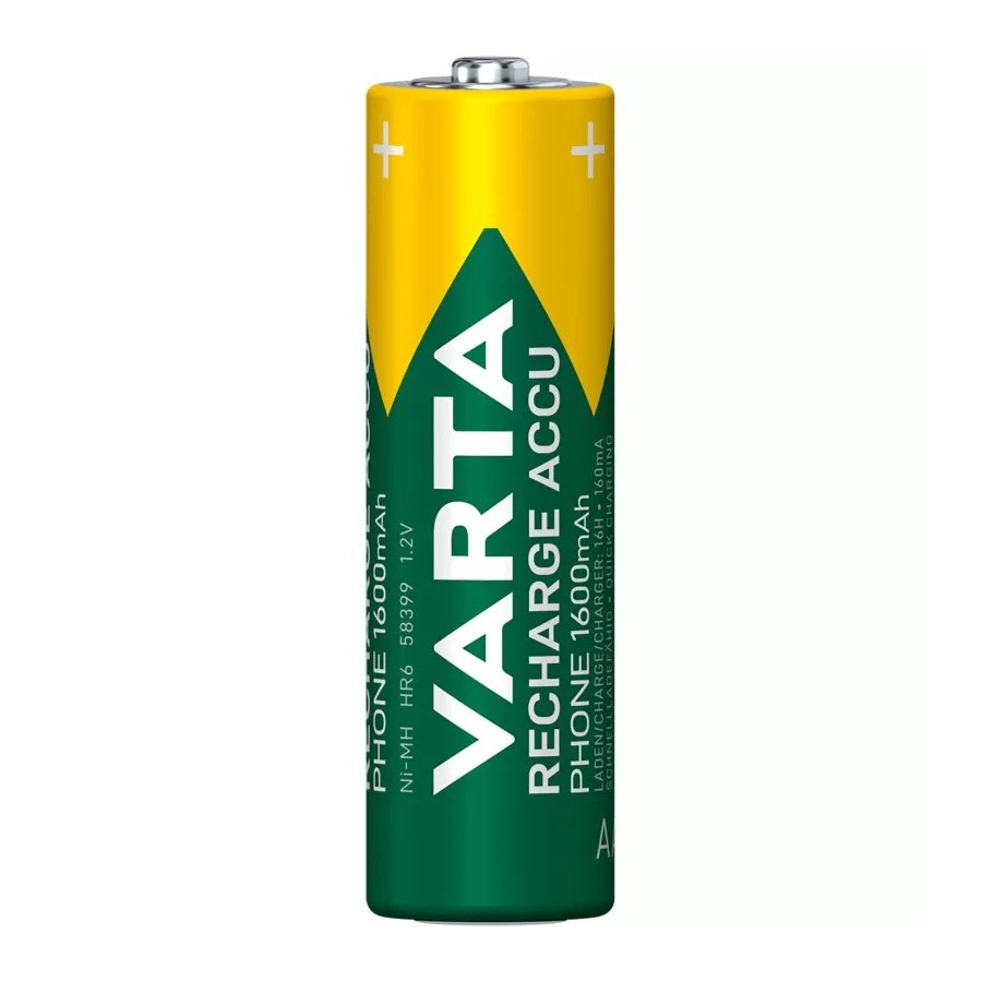 VARTA RECHARGE ACCU Phone AA 1600 mAh Blister 2 VARTA RECHARGE ACCU Phone AA 1600 mAh Blister 2