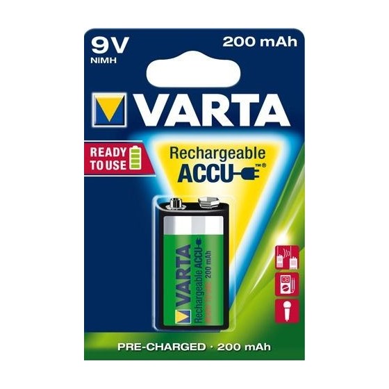 VARTA RECHARGE ACCU Power 9 V 200 mAh Blister 1