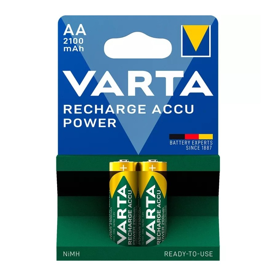 VARTA RECHARGE ACCU Power AA 2100 mAh Blister 2 VARTA RECHARGE ACCU Power AA 2100 mAh Blister 2
