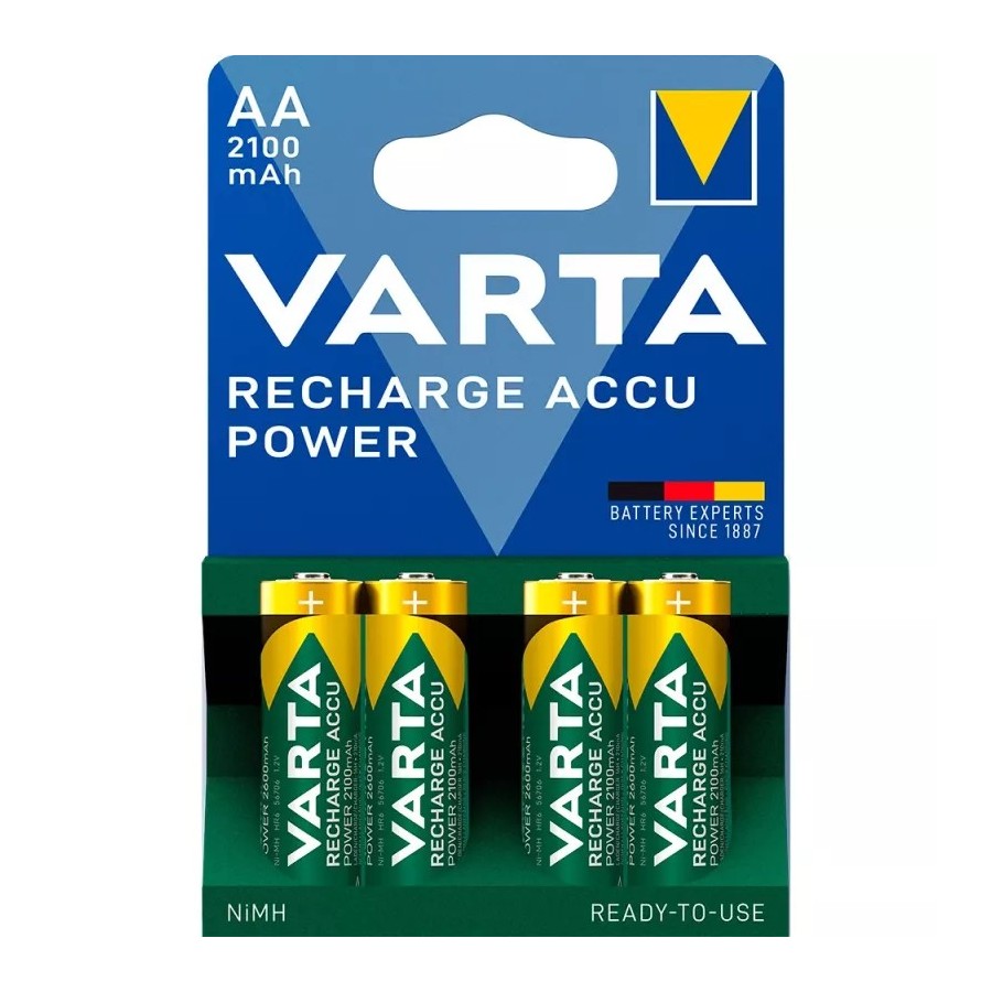 VARTA RECHARGE ACCU Power AA 2100 mAh Blister 4 VARTA RECHARGE ACCU Power AA 2100 mAh Blister 4